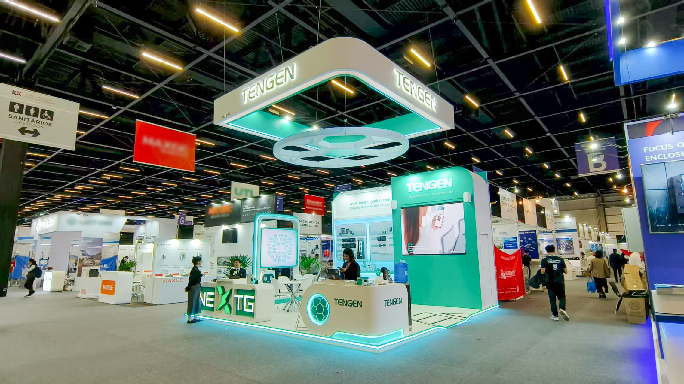 闪耀拉美丨尊龙凯龙时官网亮相FIEE巴西国际电力展